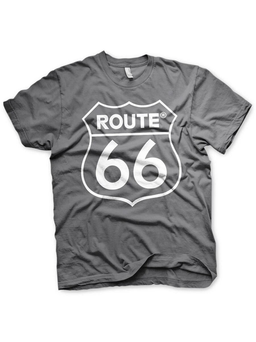 Route 66 Logo T-Shirt grey.jpg