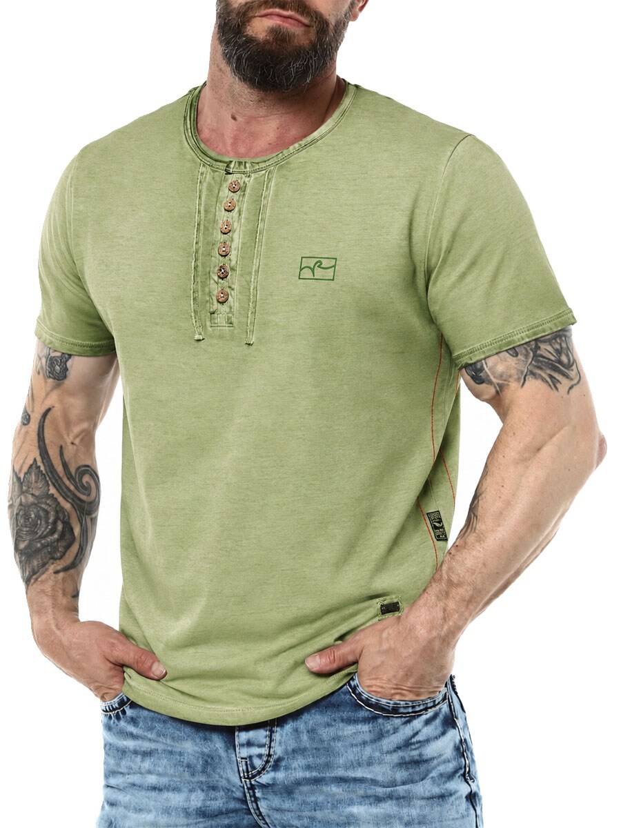 Rusty Neal Classic T-shirt - green main 1.jpg