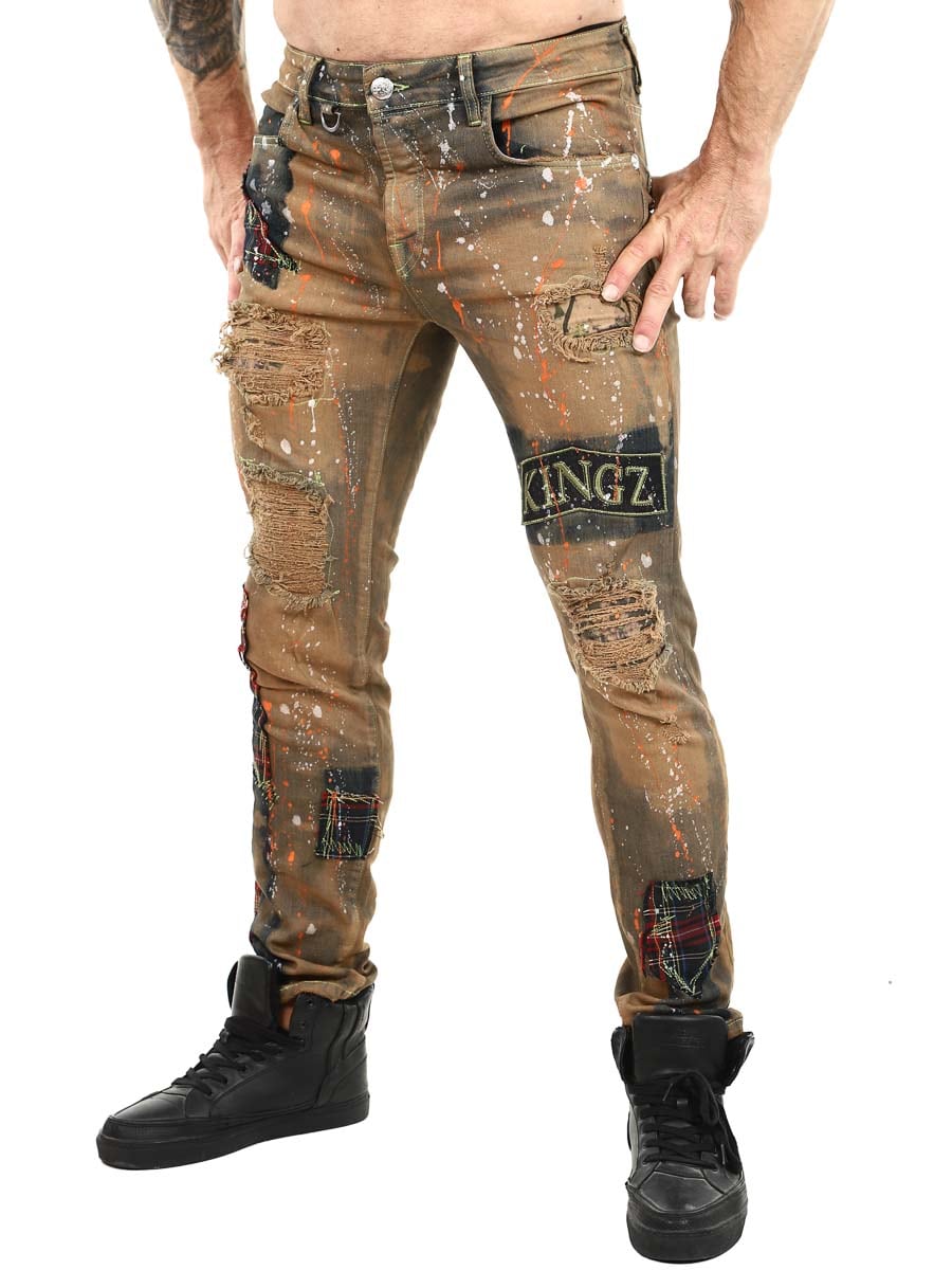 Valerix Kingz Jeans Green Brown_3.jpg