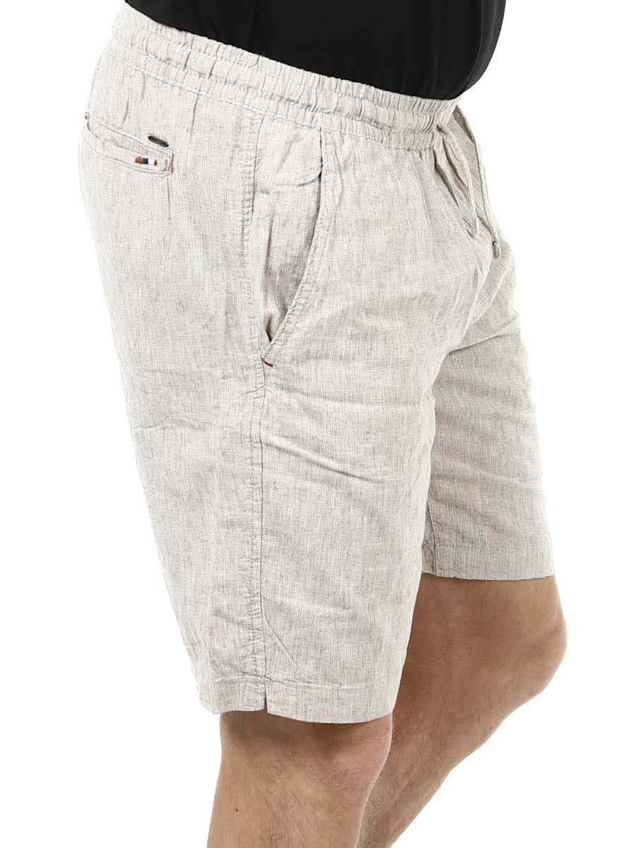 Wallis Indicode Linneshorts Beige_4.JPG