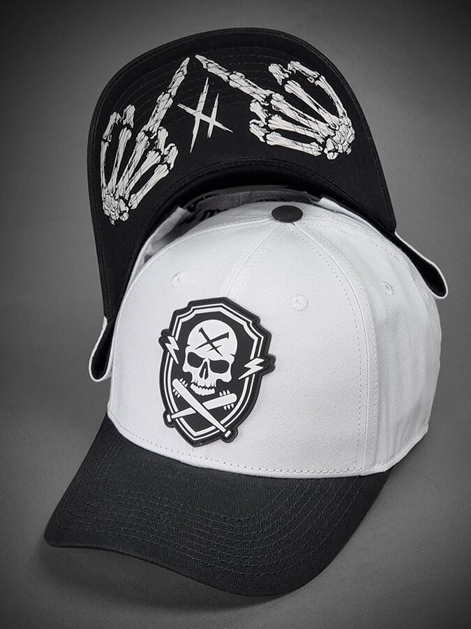 Czapka z Daszkiem Hyraw White Crest Trucker - Biała