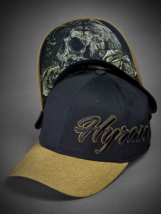 Czapka z Daszkiem Hyraw Dark Mind Trucker - Czarna 