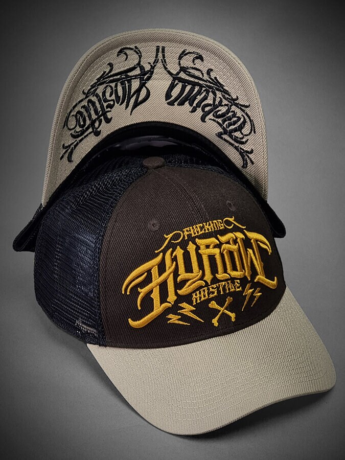 Czapka z Daszkiem Hyraw Creamy Trucker - Brązowa