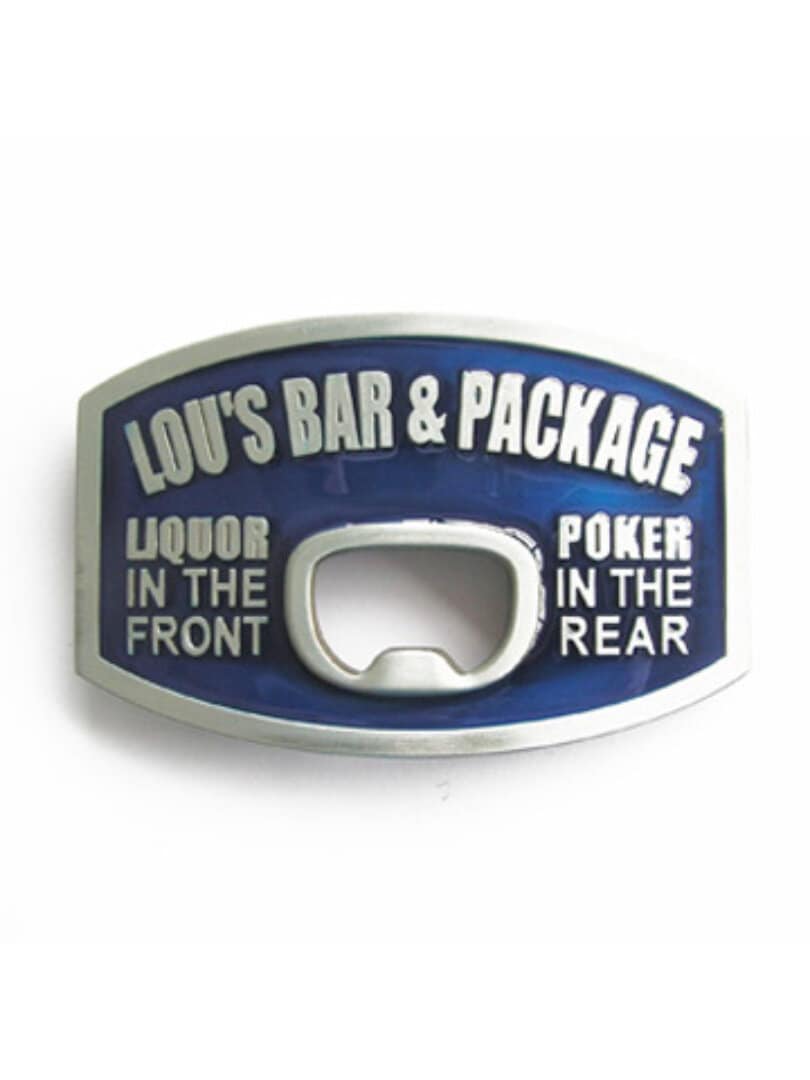 Klamra Lou's Bar Cap Opener - Niebieski/Srebrny
