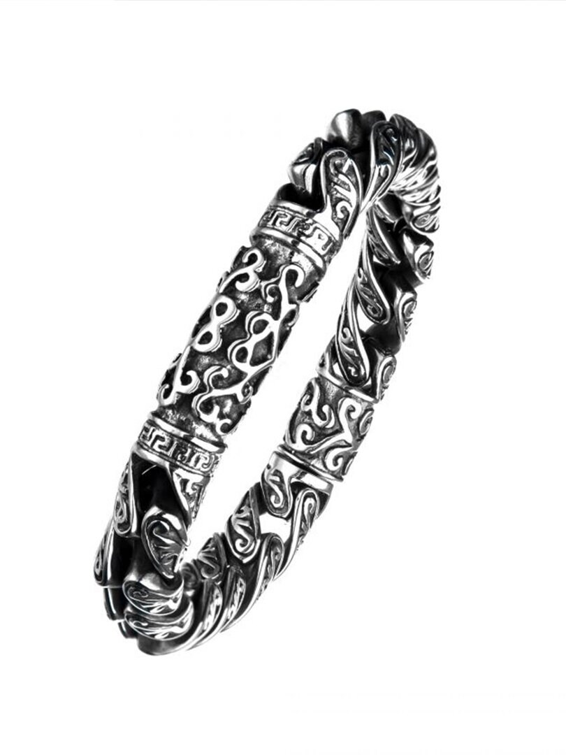 Bransoleta Gothic Inox - Srebrna