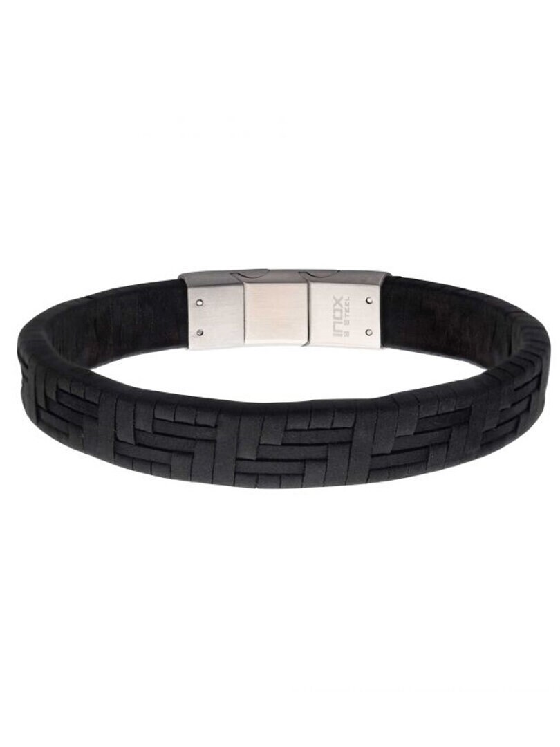 Bransoleta Twill Weave Inox - Czarna