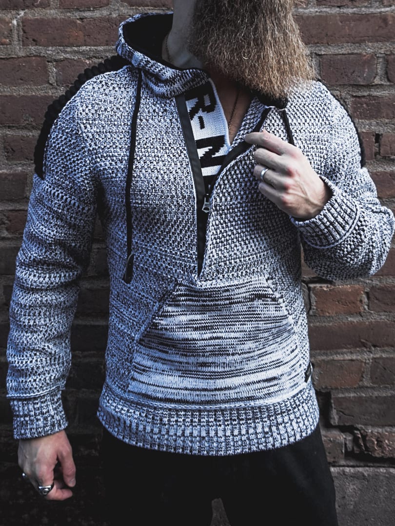 Bluza z Kapturem Artemis Rusty Neal - Biała/Czarna
